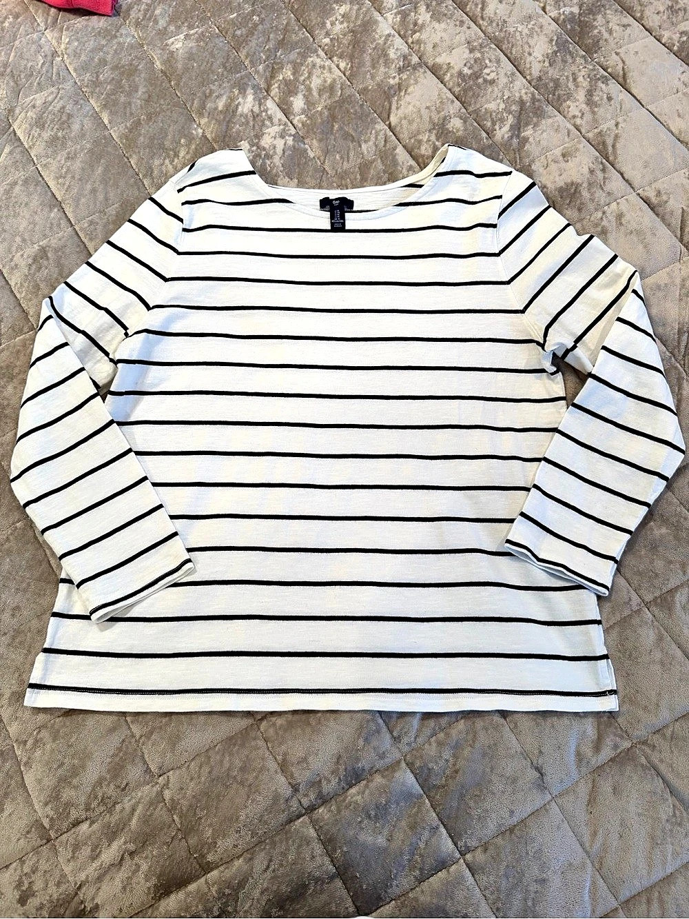 Gap Striped Cotton Long Sleeve Top Size XL